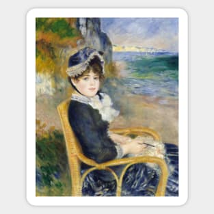 By the Seashore by Auguste Renoir Sticker